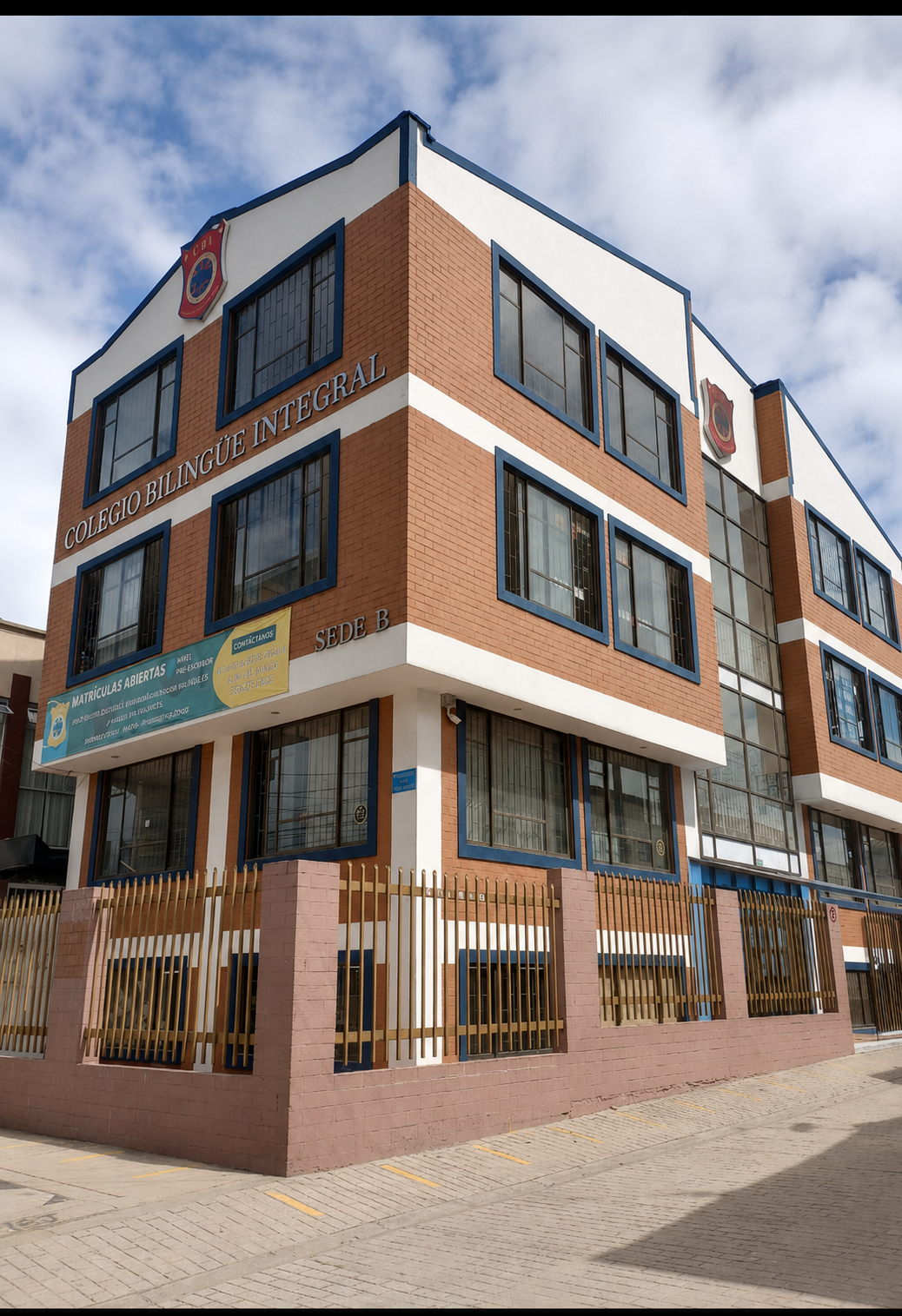 Fachada de una sede del Colegio Bilingüe Integral